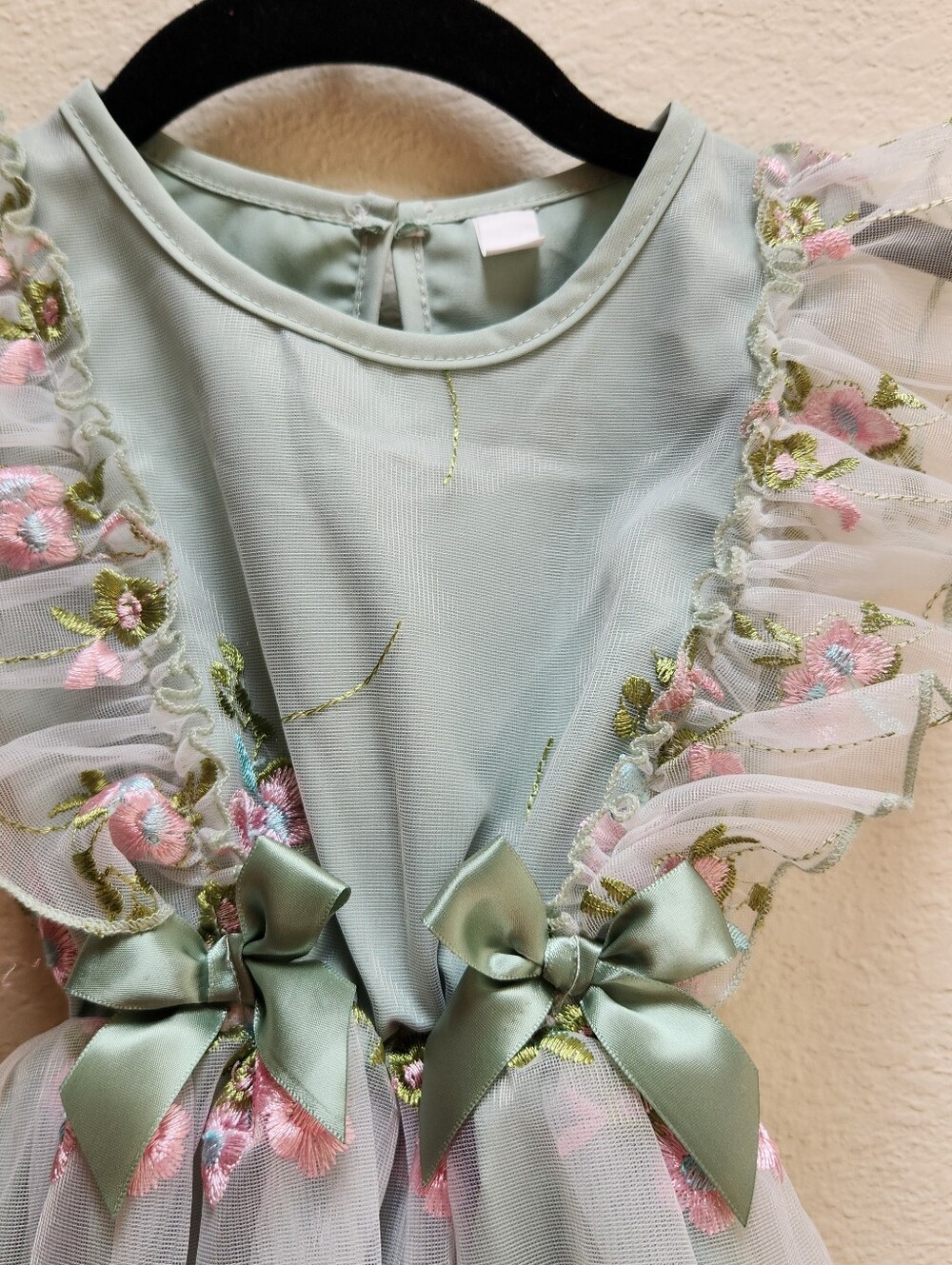 Fairy Floral Tutu Dress With Elastic Waist Size 6 - Picture 4 of 6